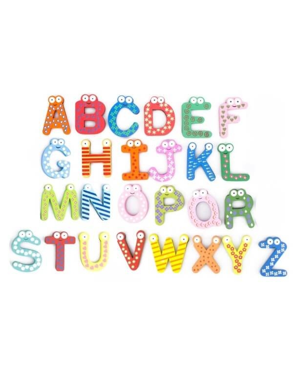 Wooden Magnetic Alphabets