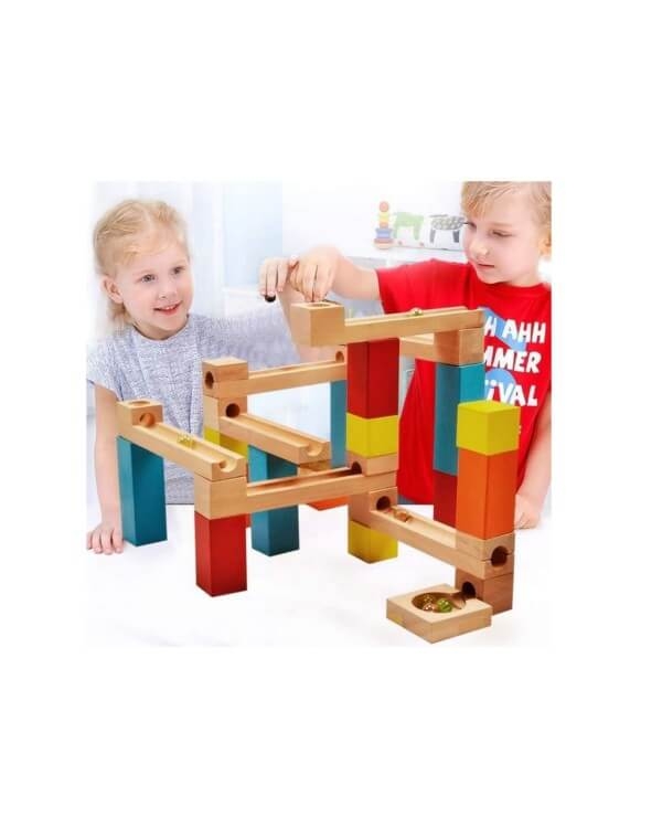 Wooden Track Ball Game