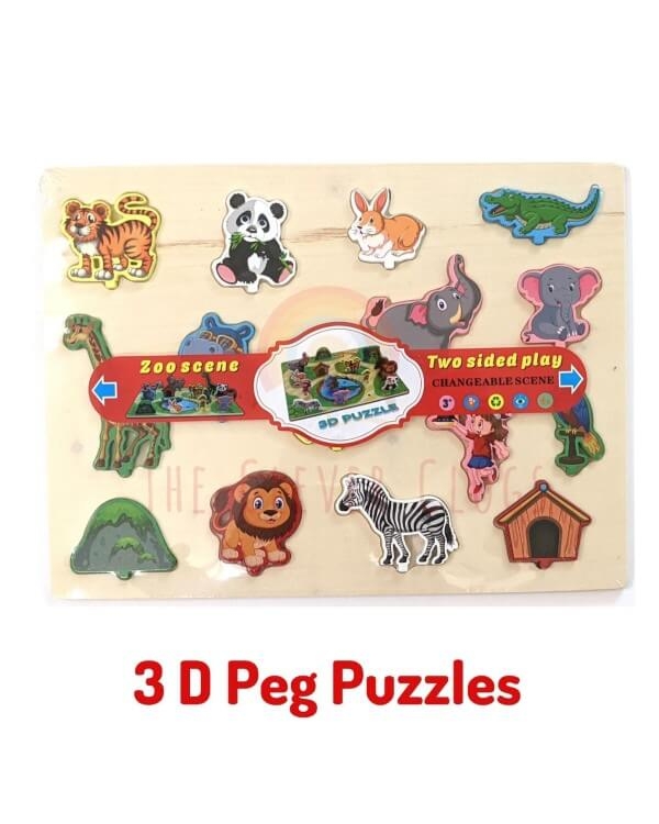 3 D Peg Puzzles