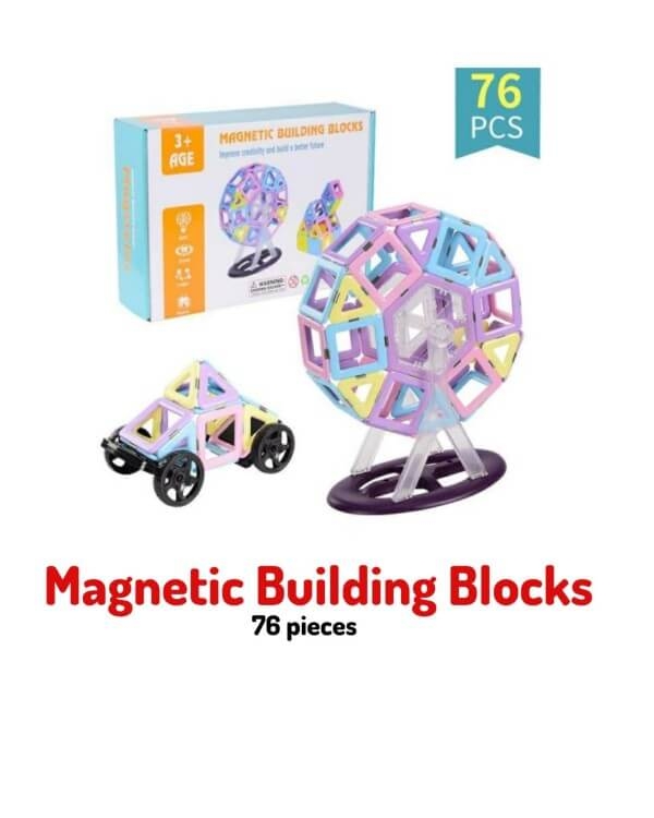 MAGNETIC BUILDING BLOCKS (76 PCS)