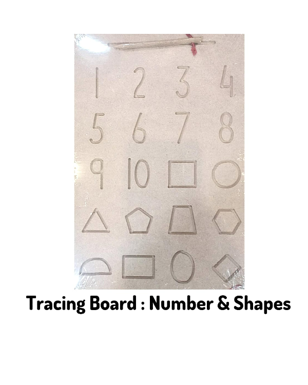 Tracing Board - Numbers & Shapes