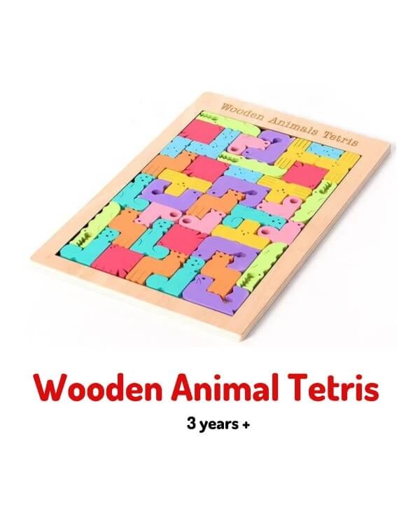 Wooden Animal Tetris
