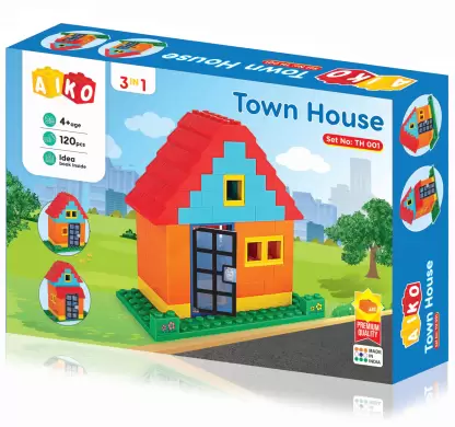 Blocks: Town House : 120 pcs
