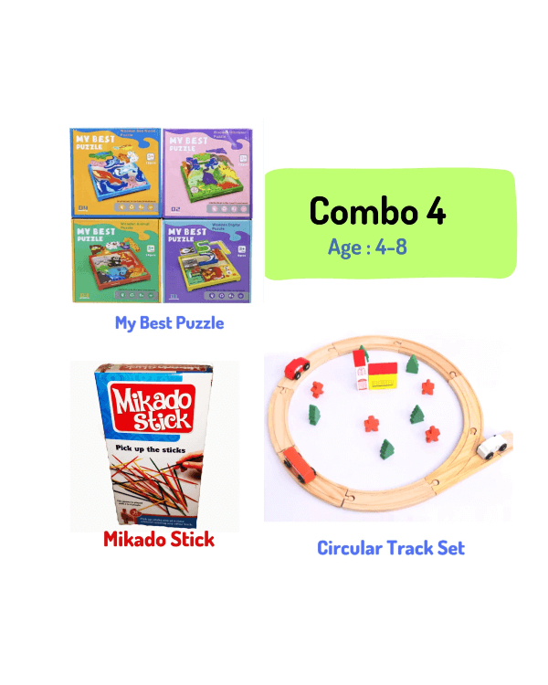 COMBO - 4 AGE 4 TO 8