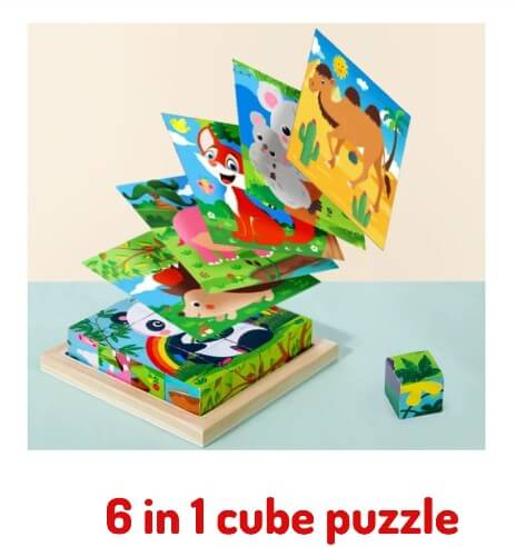 6 in 1 cube puzzle