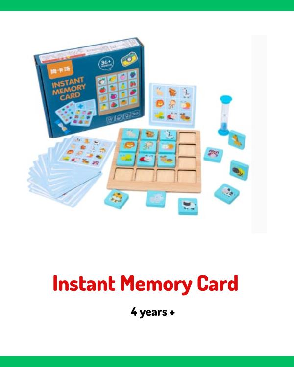 INSTANT MEMORY CARD GAME