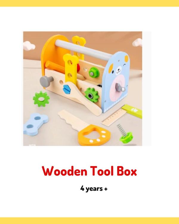 WOODEN TOOL KIT: NEW
