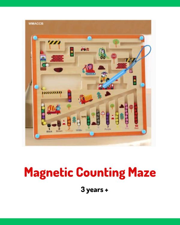 MAGNETIC COUNTING MAZE