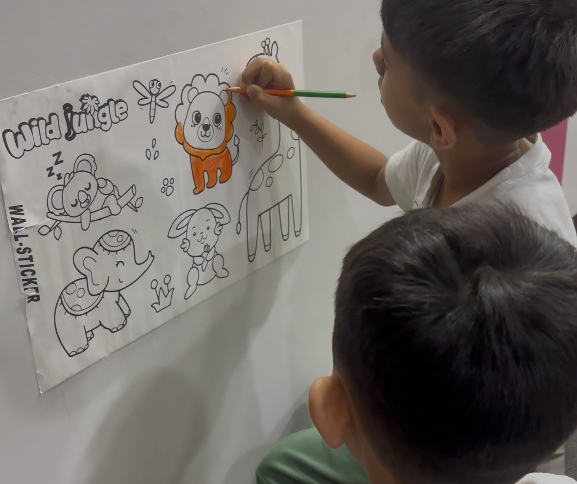 Colouring Wall Sticker Roll